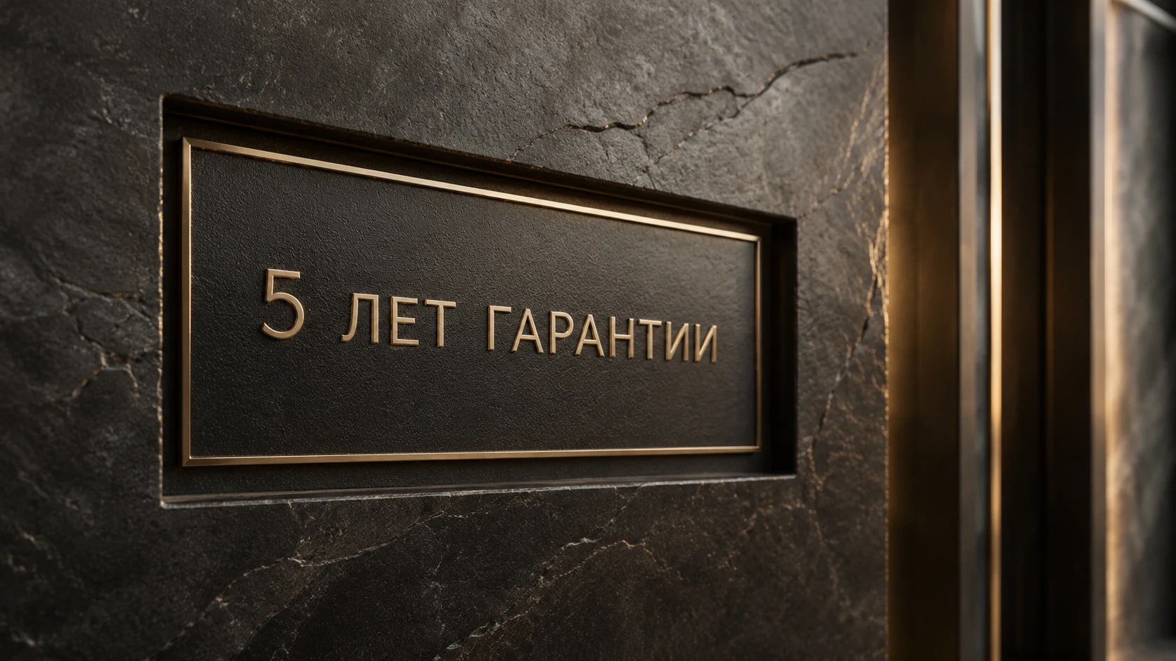 Визуальное обозначение пятилетней гарантии